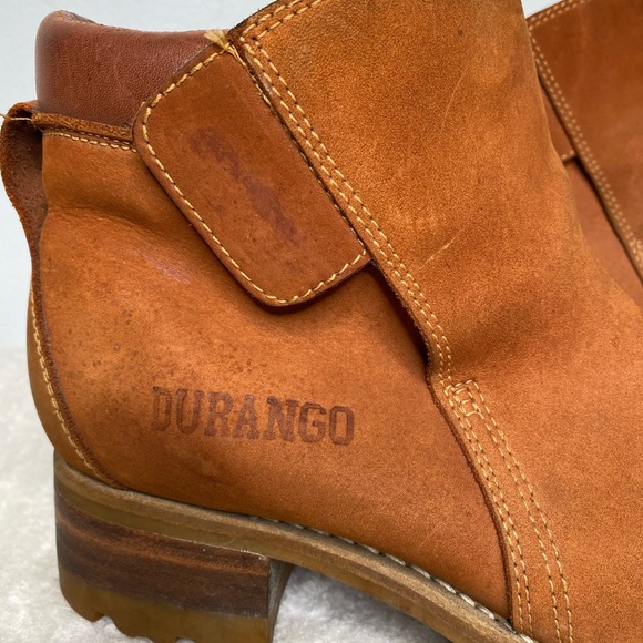 Durango Men’s Vintage Suede Moto Boots Size 10 - Picture 2 of 6